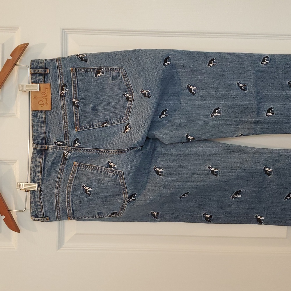 Lilly Pulitzer Blue Jeans Denim with Dog Embrodery - Picture 13 of 16